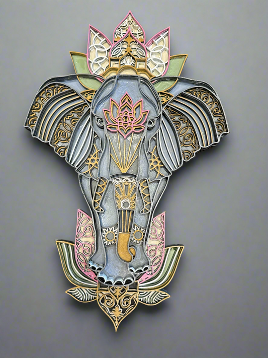 Layered elephant