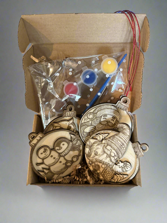 DIY 4 ornament kit