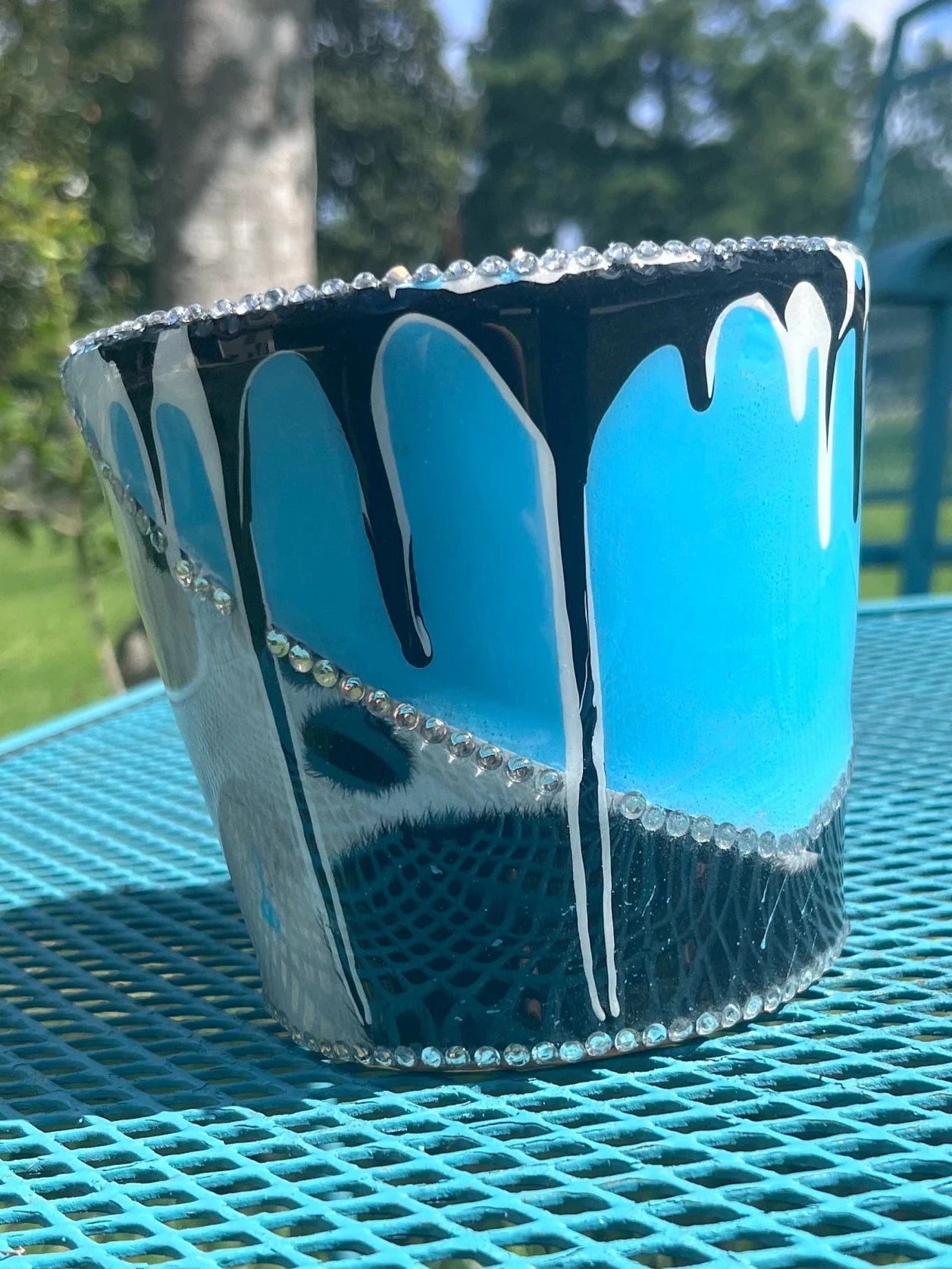 Cow Print and Paint Drip